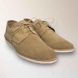 Nisolo Men's 8 Stone Sedona Suede Travel Derby‎ Oxford Leather Shoes New in Box